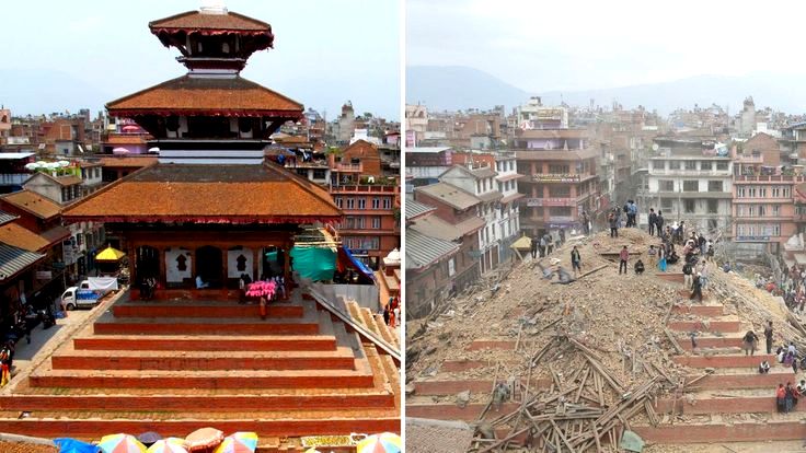 Bird's eye view of Nepal devastation geotv.ge